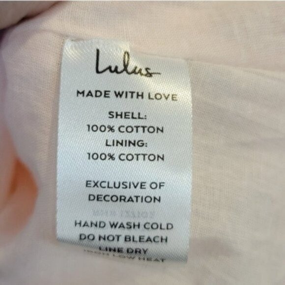 Lulu's | Tassel Adjustable Straps Mini Dress Light Pink - Picture 6 of 8